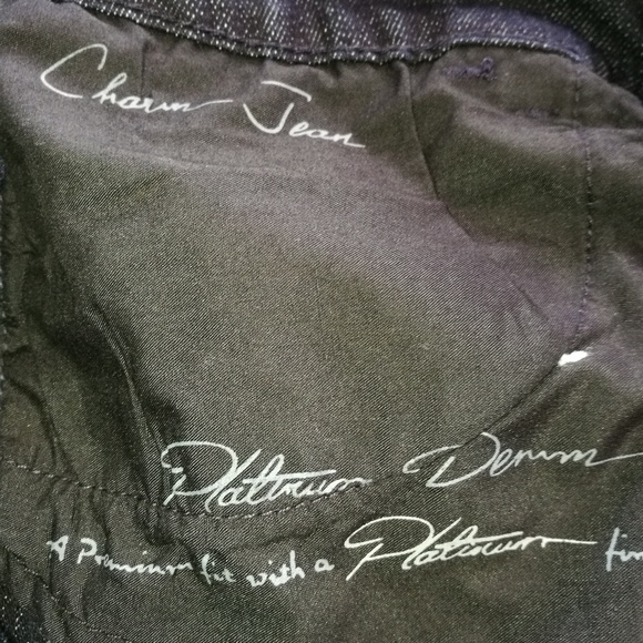 CHICO'S PLATINUM Embellished Jeans Size 6 - Picture 5 of 6